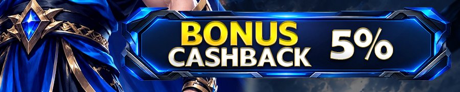 BONUS CASHBACK MINGGUAN 5%