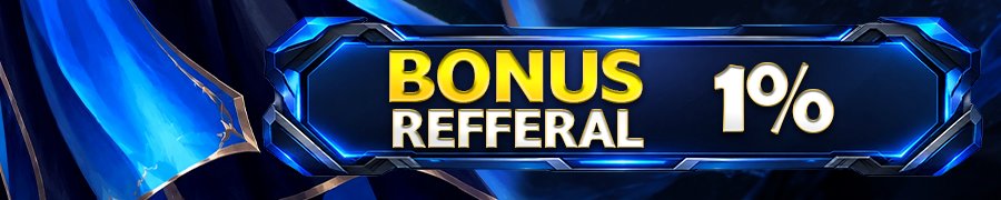 BONUS KOMISI REFFERAL 1%. ALL GAMES UNLIMITED